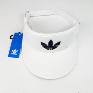 Adidas Adult One Size Originals Golf Tour High-Crown Visor - White/Navy